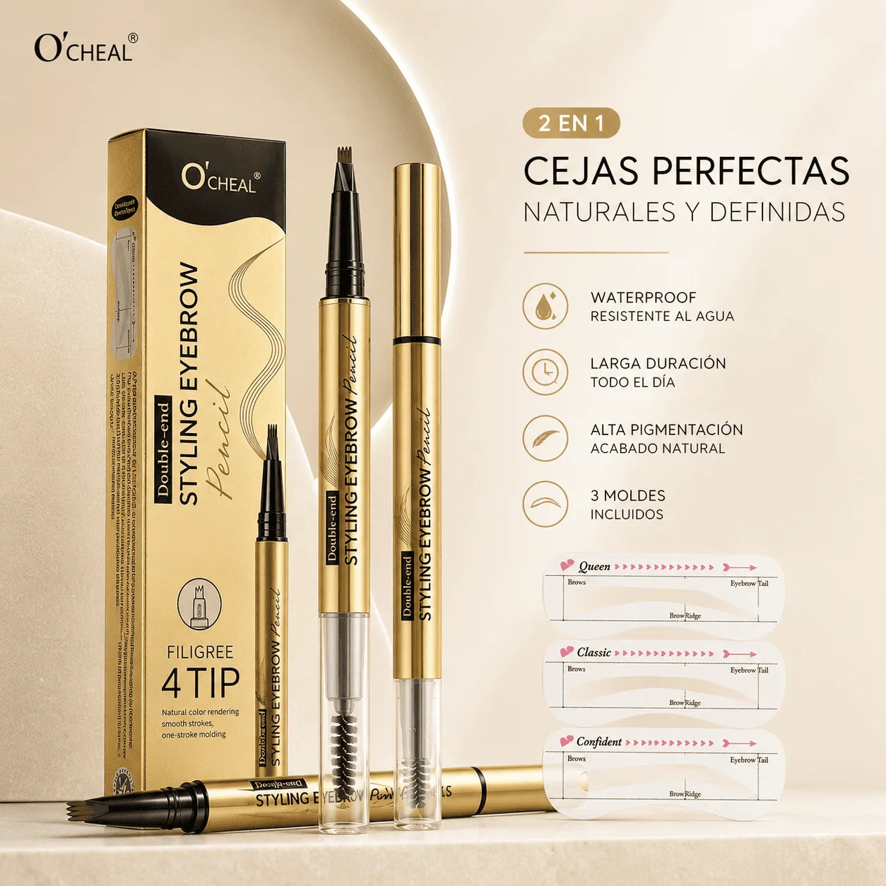 Lápiz para Bárba y Cejas