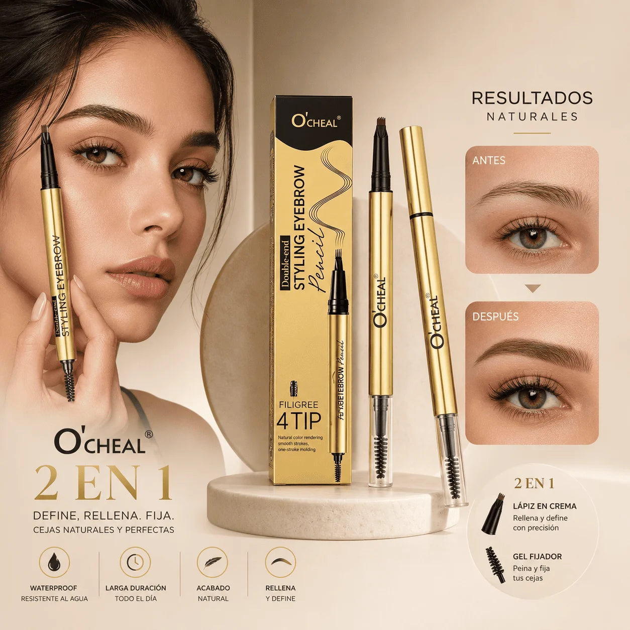 Lápiz para Bárba y Cejas