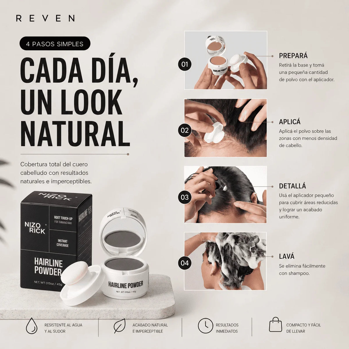 Polvo Capilar Rellenador